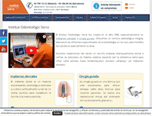 Tablet Screenshot of institutserra.com